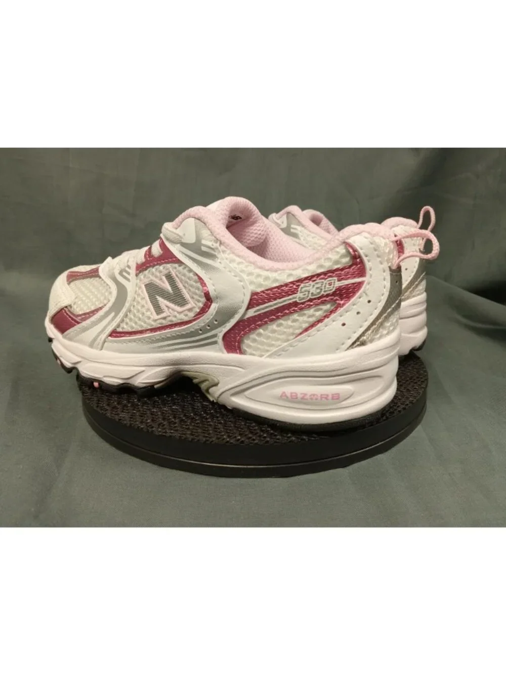 New Balance Girls 530 Sneakers PZ530RK Mesh White Pink Size 13 NO BOX!